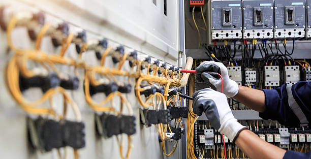Professional Electrician technician working in Leon Valley, TX